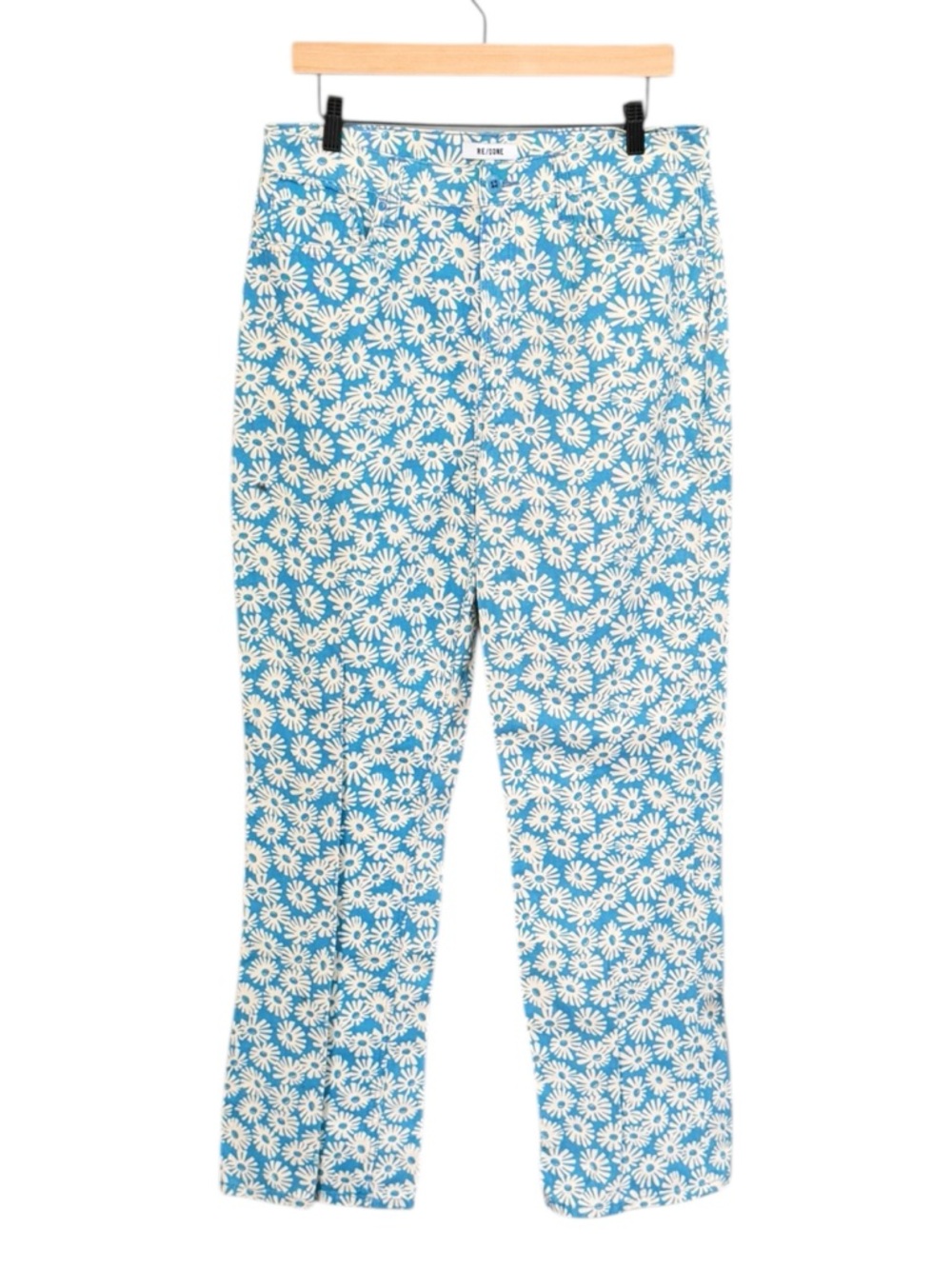 RE/DONE 70s Daisy Floral Bootcut High Rise Jeans | 31 - Picture 2 of 10